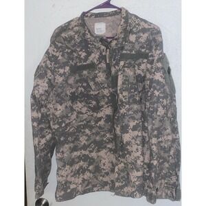 USED ARMY ACU DIGITAL FLAME RESISTANT COMBAT UNIFORM FR‎ COAT Large Long